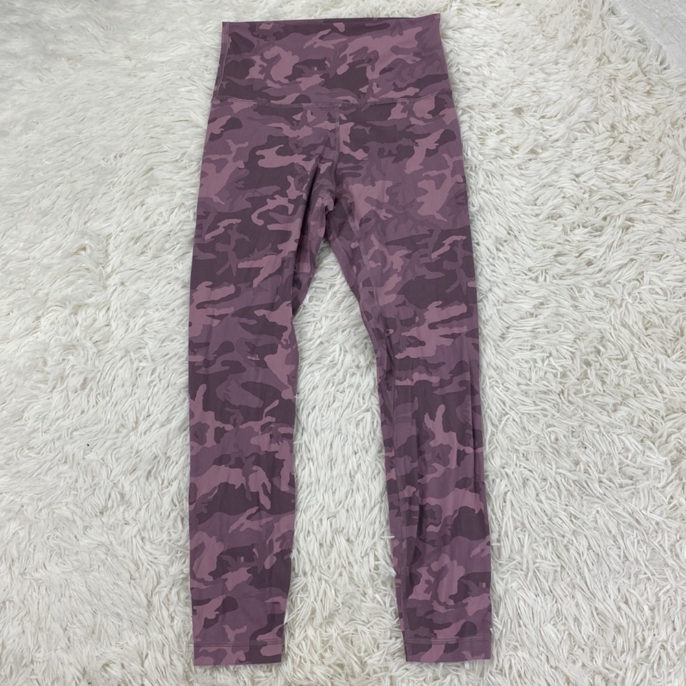 Lululemon Align Pant II 25" Incognito Camo Pink Taupe Multi